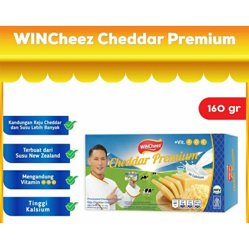 

keju olahan wincheez cheddar premium blok