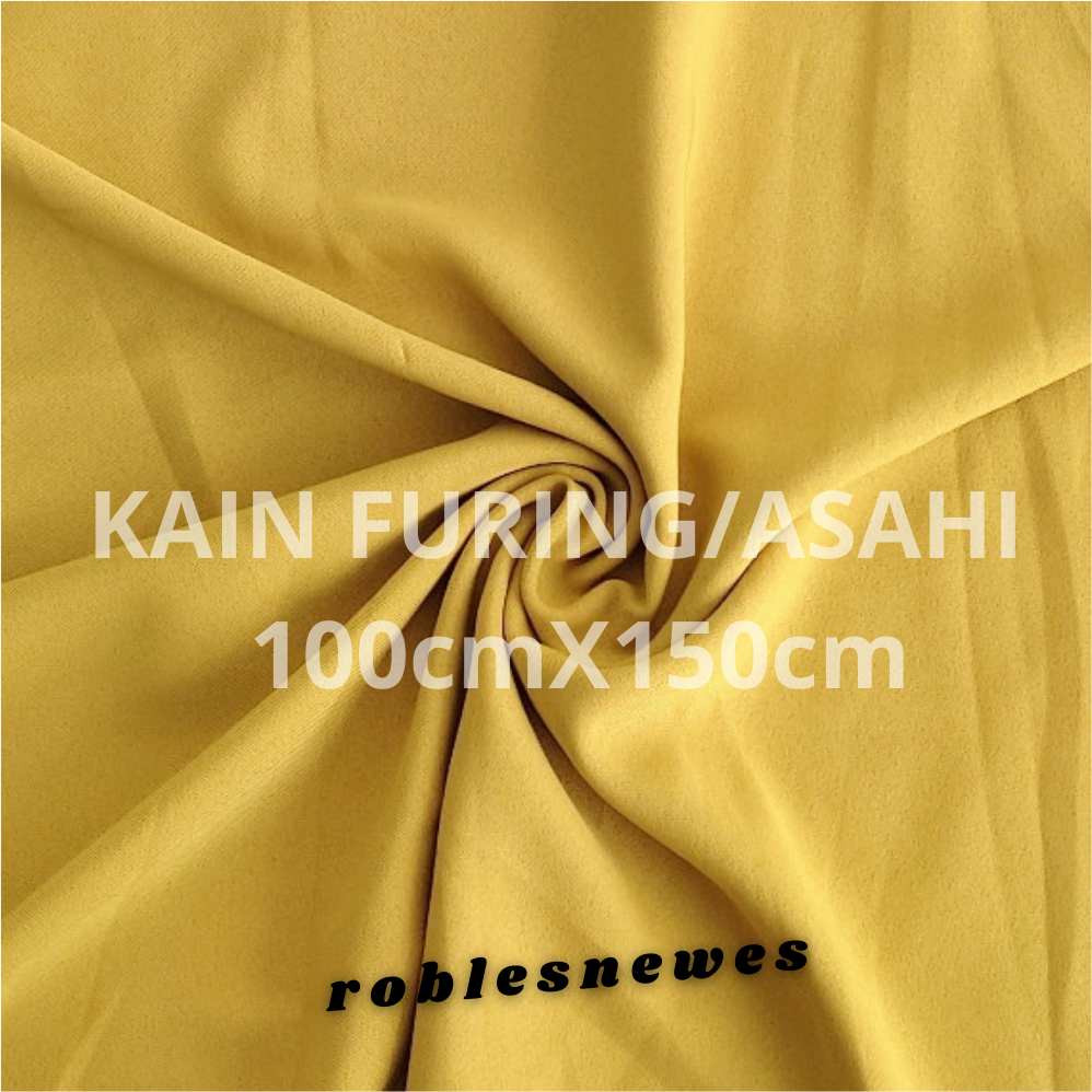 Kain furing asahi bahan puring asahi 100cmX150cm / Kain Furing Asahi meteran