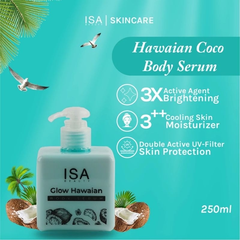 ISA Beauty Body Serum Instan Glow Hawaian Coco