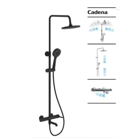 Shower TIANG ROCA / Shower Column Black Series
