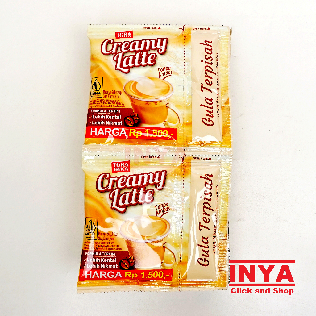 

Torabika Creamy Latte Coffee 10x25gr Renceng - Kopi Instan