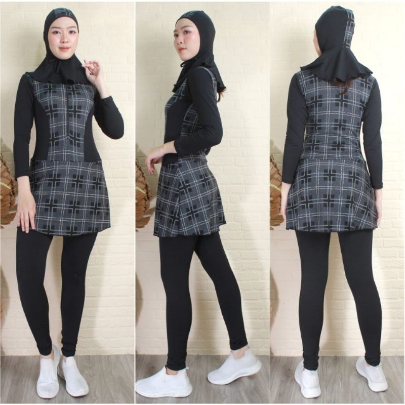 Baju renang muslimah dewasa baju renang wanita muslim baju renang perempuan remaja satu set