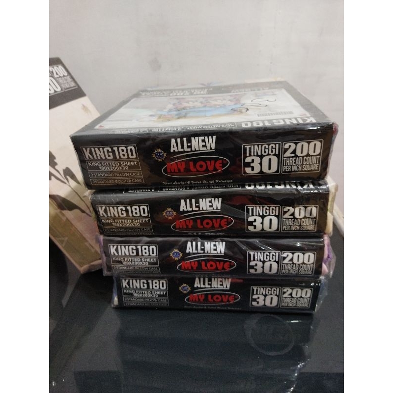 SPREI MY LOVE/ SPREI ALL NEW MY LOVE KING 180 X 200 X 30 CM