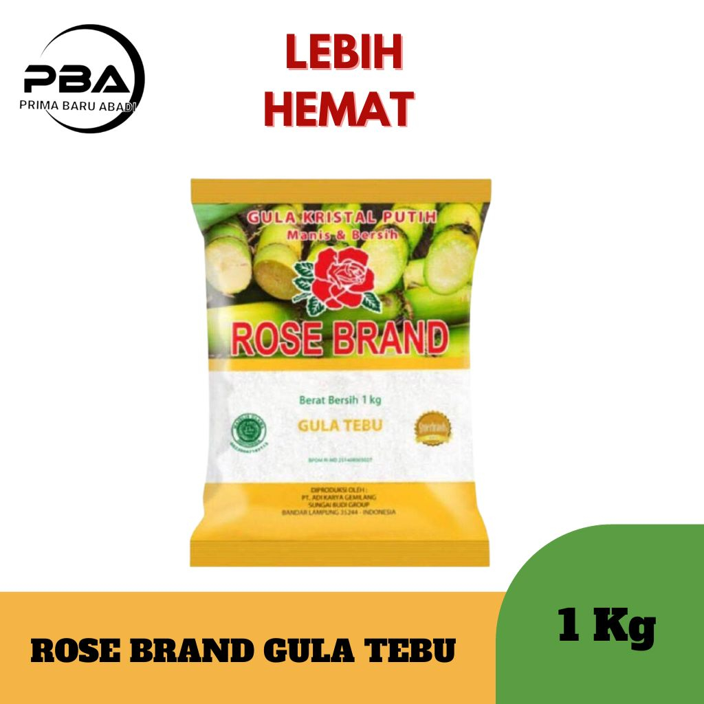 

Rose Brand Gula Tebu Kuning 1Kg
