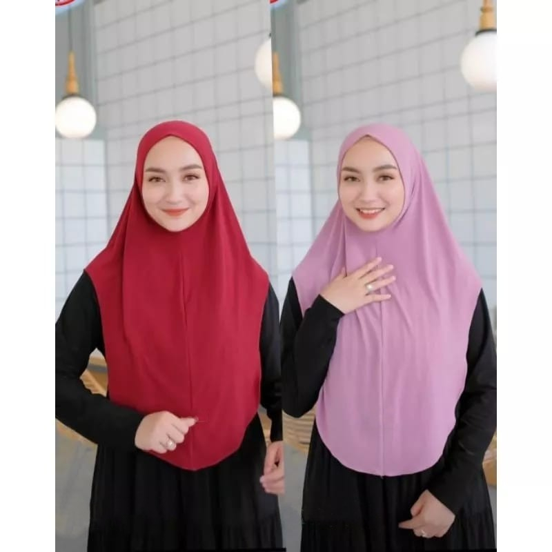 JILBAB HIJAB BERGO PINGUIN MALAY INSTAN SYRIA NON PET JERSEY