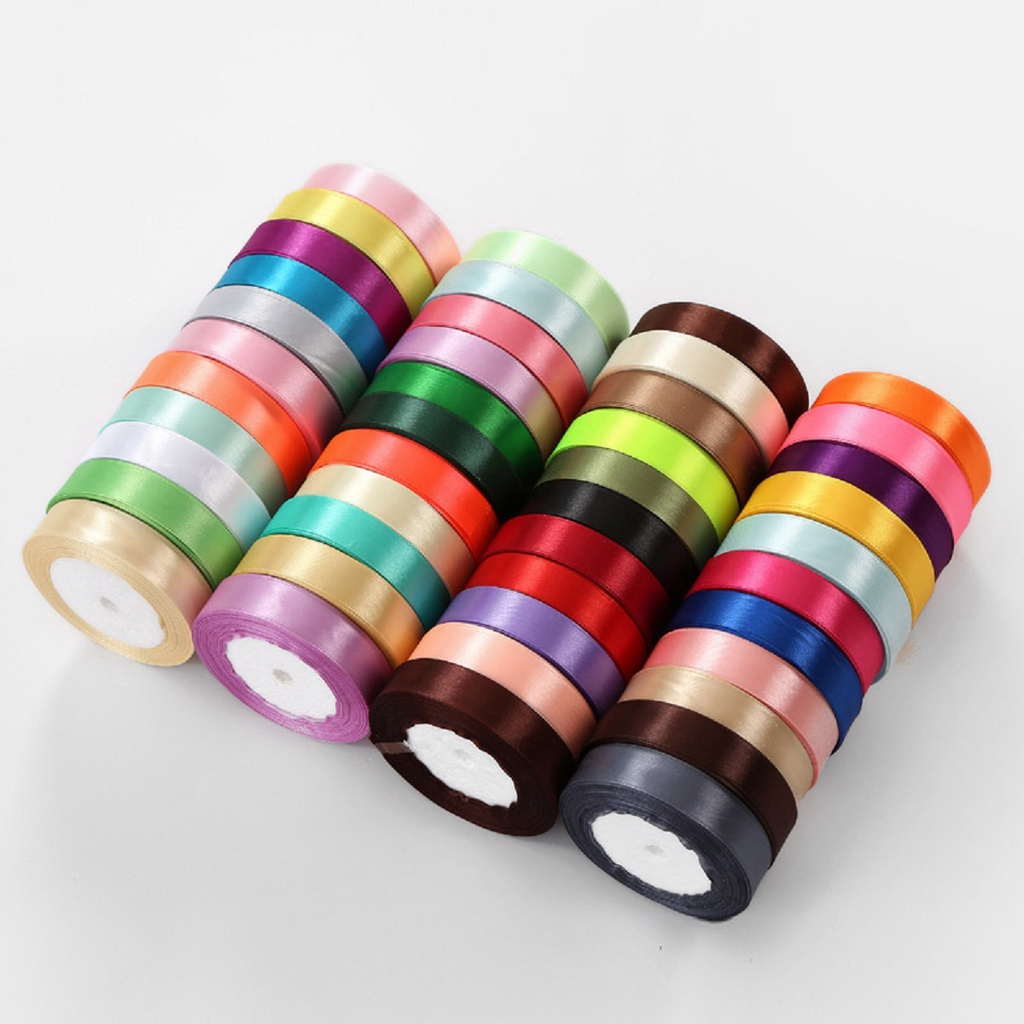 

Pita Satin 2,5 cm Per Roll / 25 Yard | 22-23 m / Pita Buket Bunga