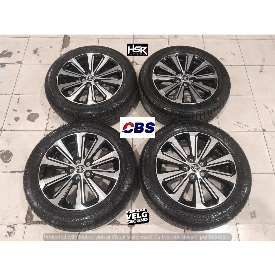 VELG MOBIL STANDAR AVANZA VELOZ SECOND RING 16 PCD 5X100 + BAN(2023) 205 55 R16