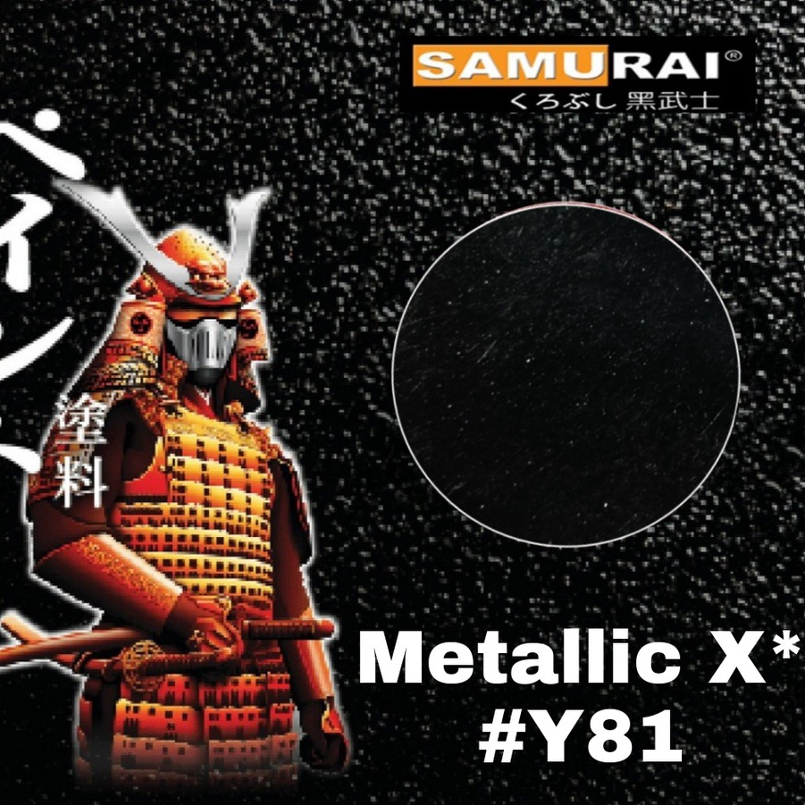 

GROSIR.COD. Samurai Paint Metallic X Y81 Cat Pilok warna Hitam metalik yamaha samurai