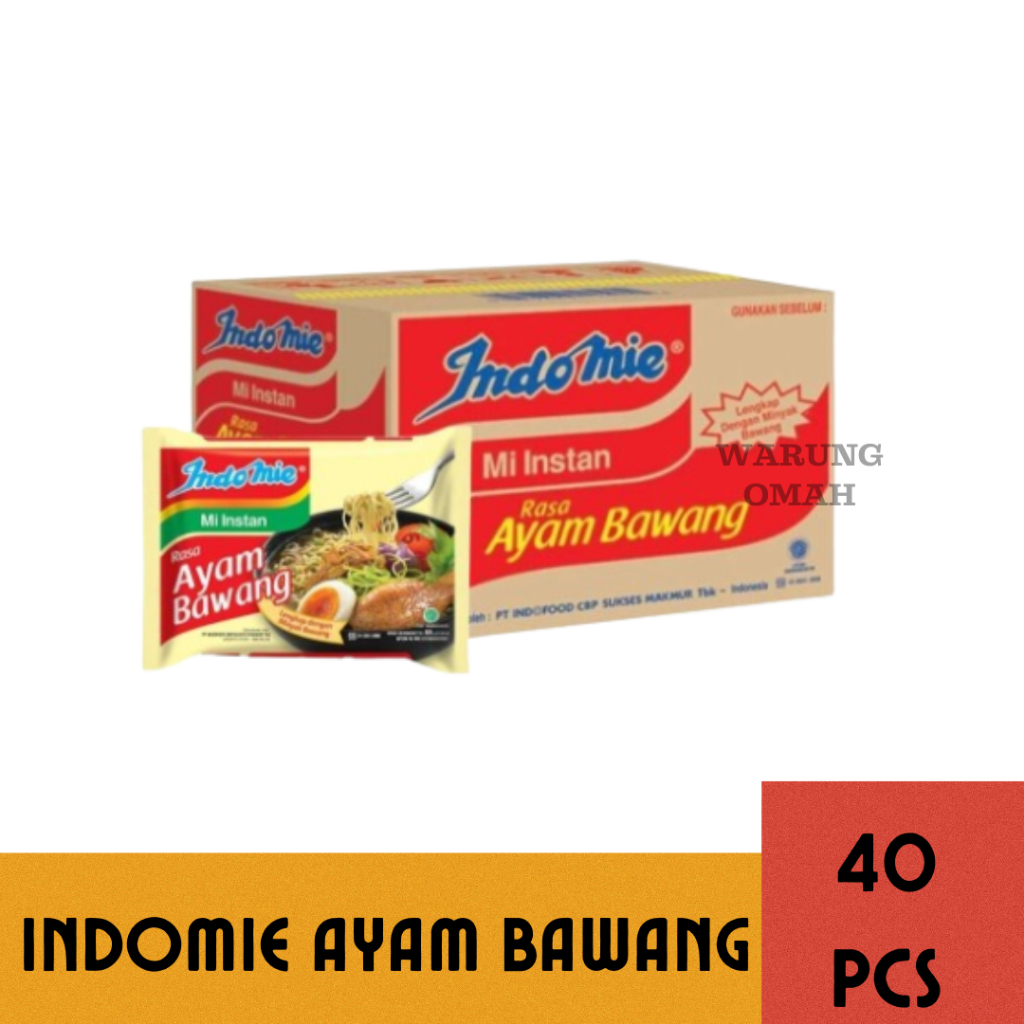 

MIE INSTAN INDOMIE AYAM BAWANG DUS 40 PCS - TERMURAH