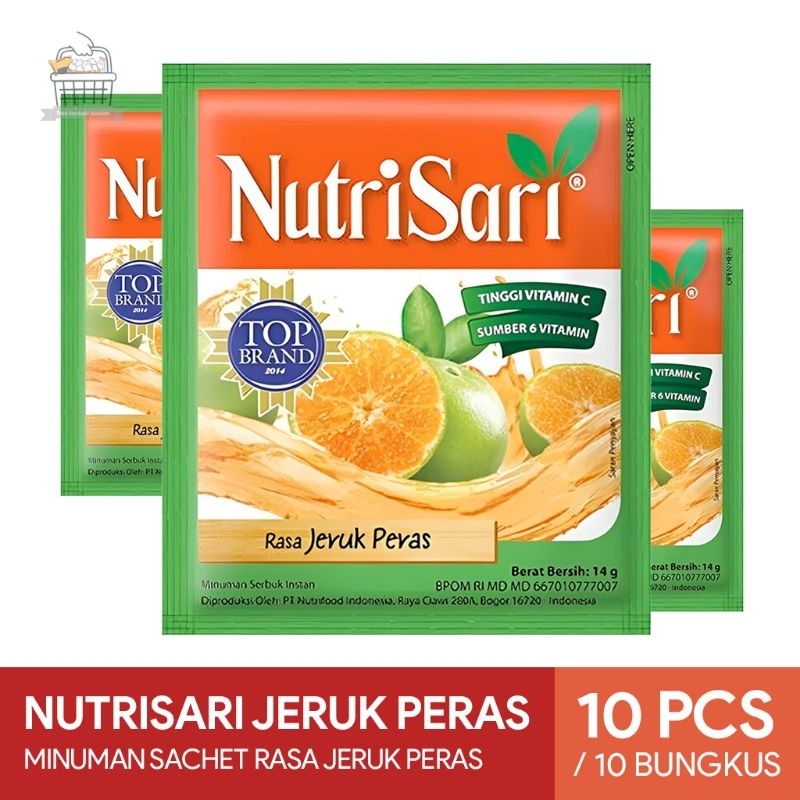 

Nutrisari Jeruk Peras - Nutrisari Rasa Jeruk Peras - 10 Sachet