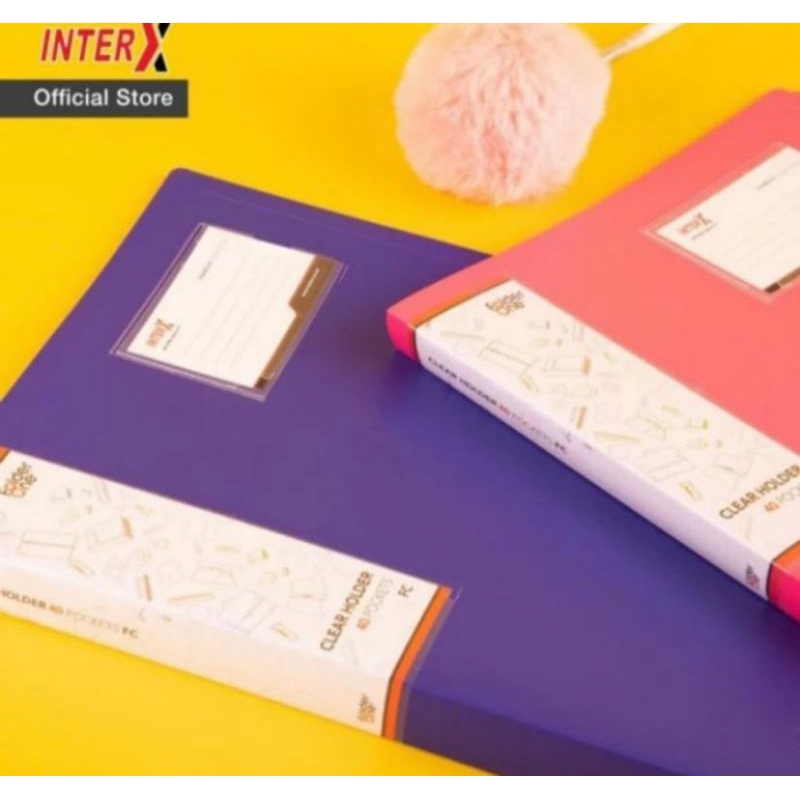 

Clear holder 40 pocket folio FC folder one / dokumen keeper / display album