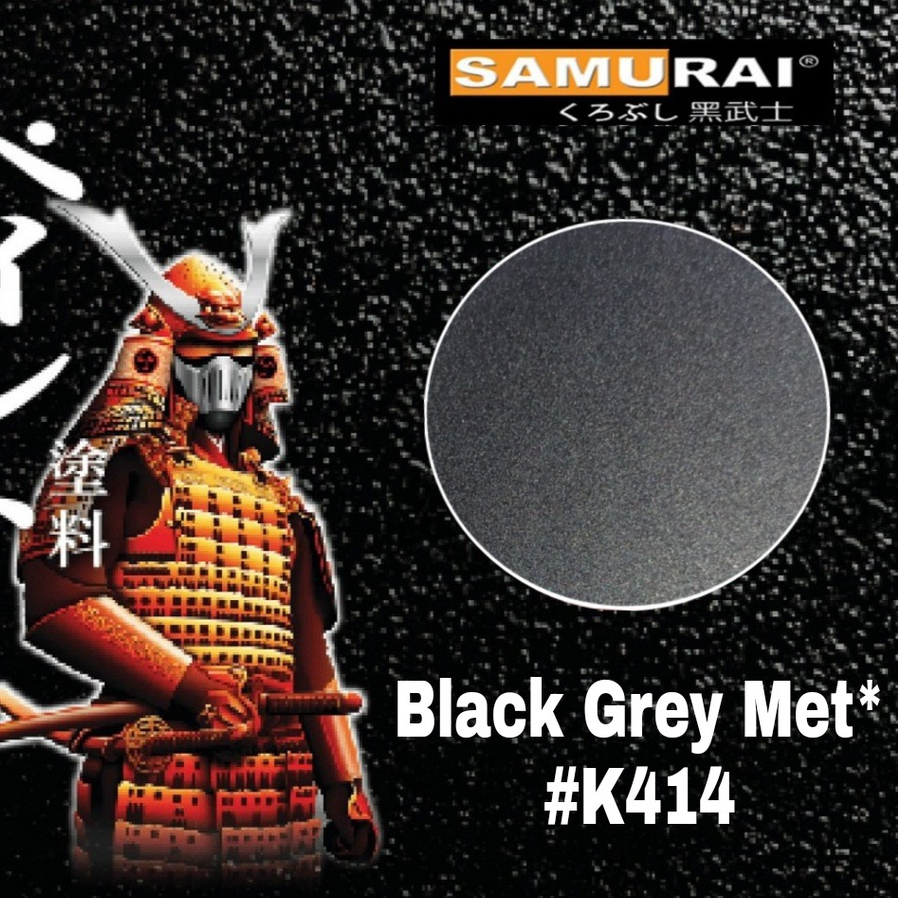 

GROSIR.COD. Samurai Paint Black Grey Met K414 abu-abu kawasaki cat pilok warna abu samurai