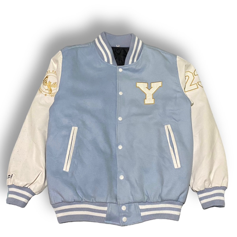 UNIVERSITY Varsity Leather Kampus Bordir | Thrift Shop Second Murah