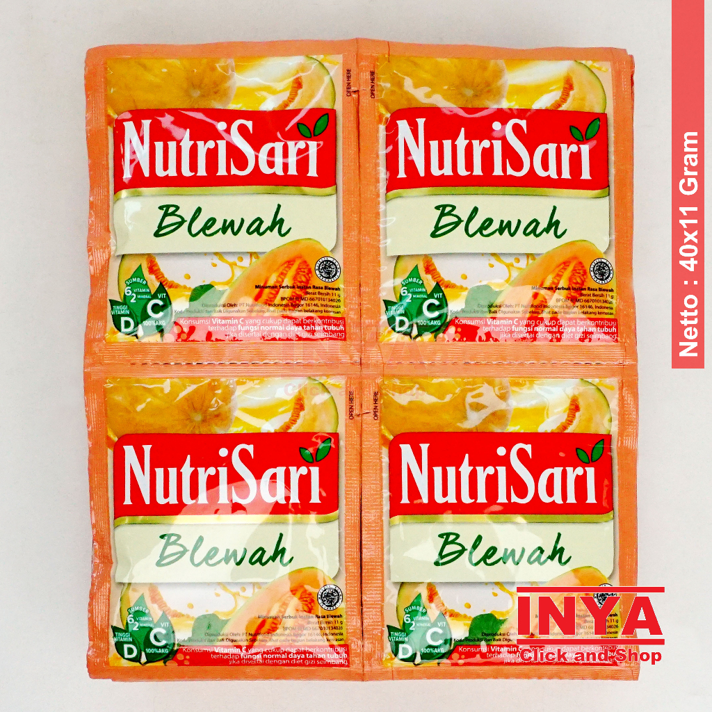 

NutriSari Blewah 40x11gr Pack - Minuman Serbuk - Instant Powder Drink