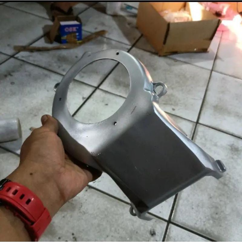 cover kipas mesin fizr silver(covernya saja) tanpa kipas