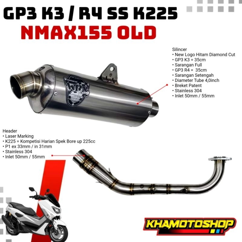 WRX GP3 K3 / R4 SS K225 YAMAHA NMAX OLD