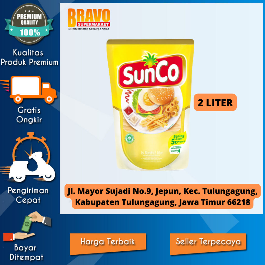 

Bravo Supermarket Tulungagung - Sunco Minyak Goreng Refill 2L