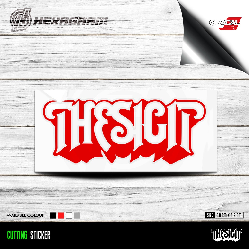 

Cutting Sticker THE SIGIT Band | Stiker Band The Sigit
