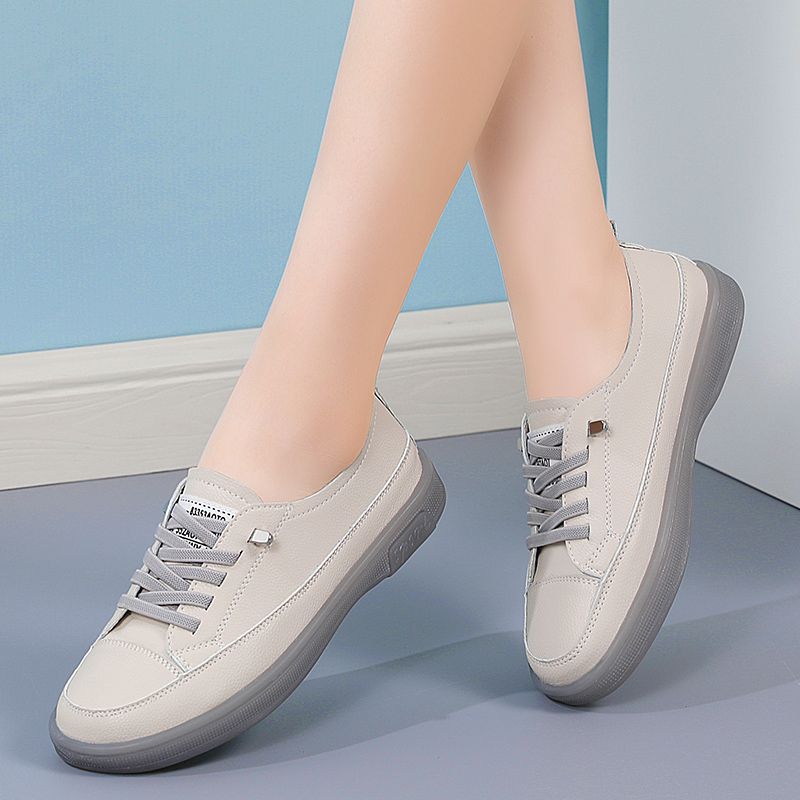 Sepatu Wanita Sepatu Kulit Sepatu Flat Loafers Wanita