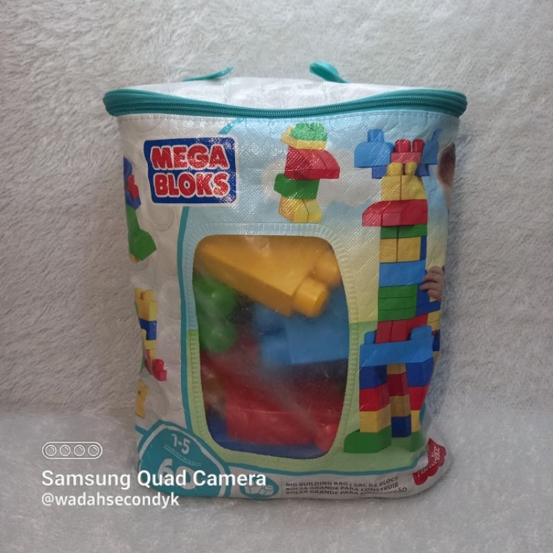 Preloved Fisher Price Mega Bloks Big Building Bag