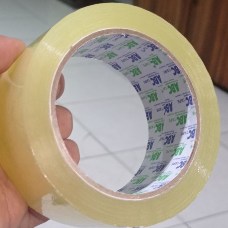 

Lakban bening/coklat 2 inch 45mmx100yard (45micron)