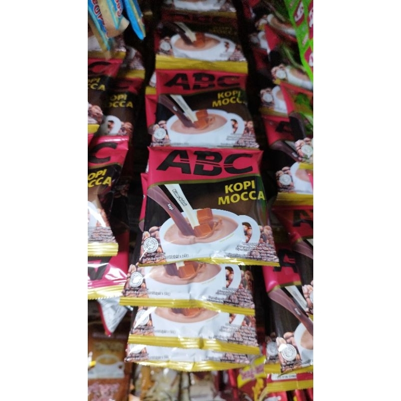 

Kopi ABC Moka//Kopi Gilus Gula Aren kemasan 1 Renteng isi 10Saset