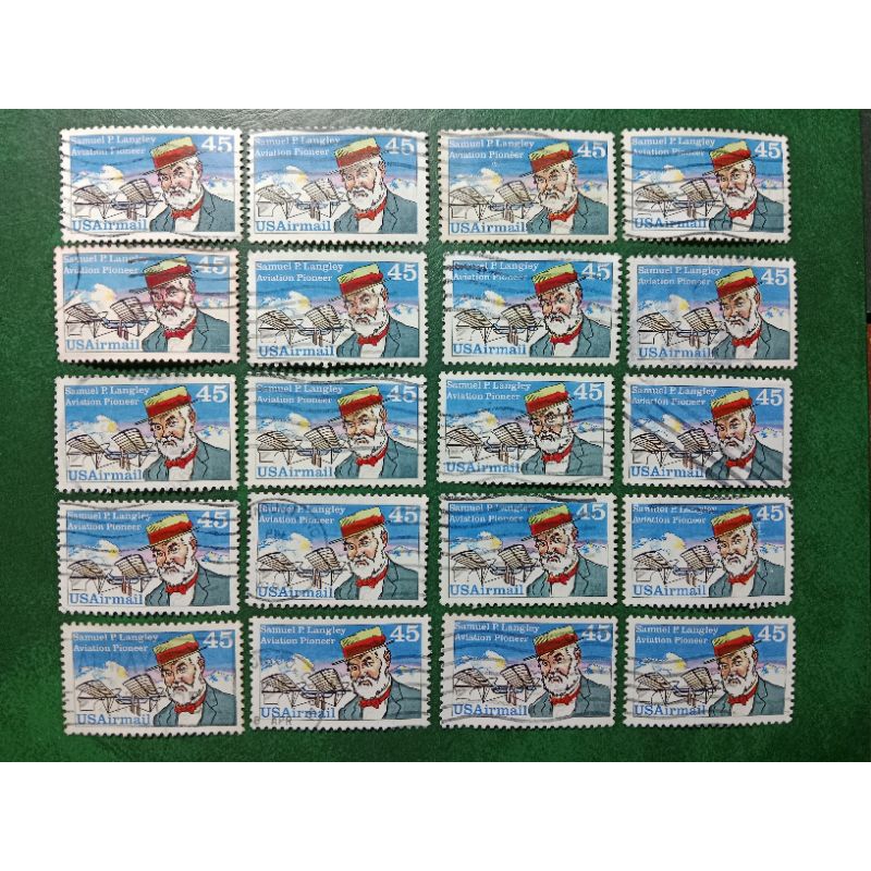 

Prangko USA 20 pcs 45 cents Us Airmail Used