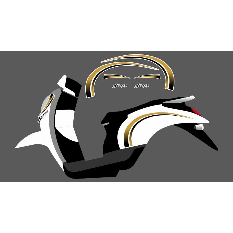 STRIPING STICKER TRANSPARAN SCOOPY KARBU LIST ORI