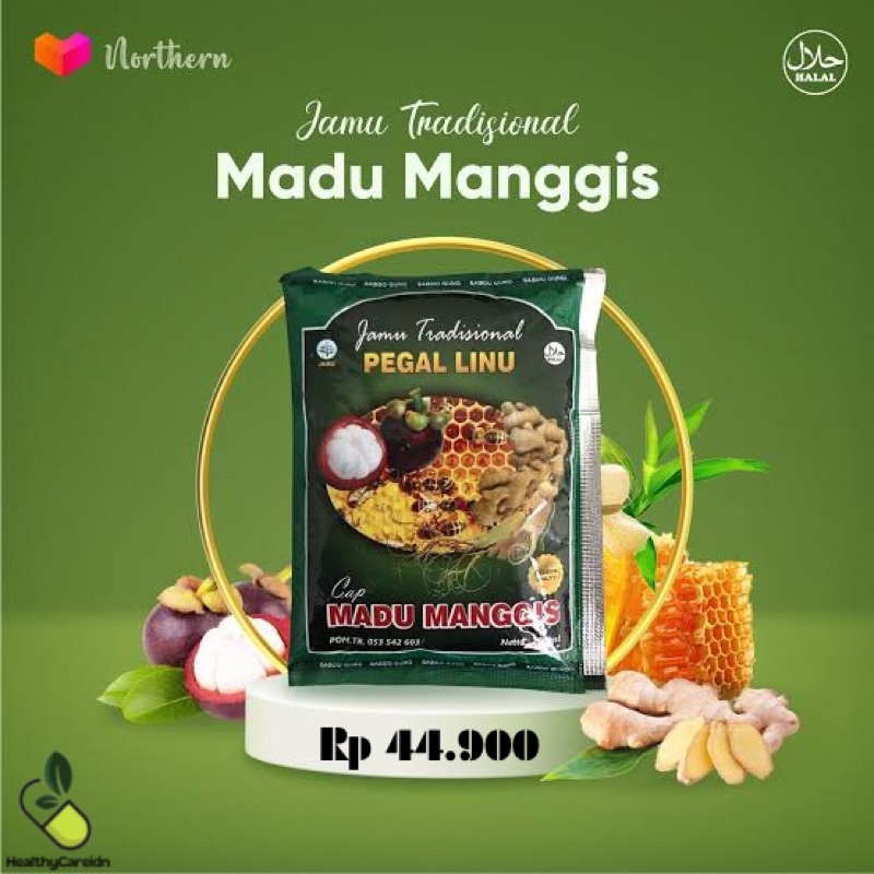 

JAMU PEGAL LINU ,CAP MADU MANGGIS 12 SACHET