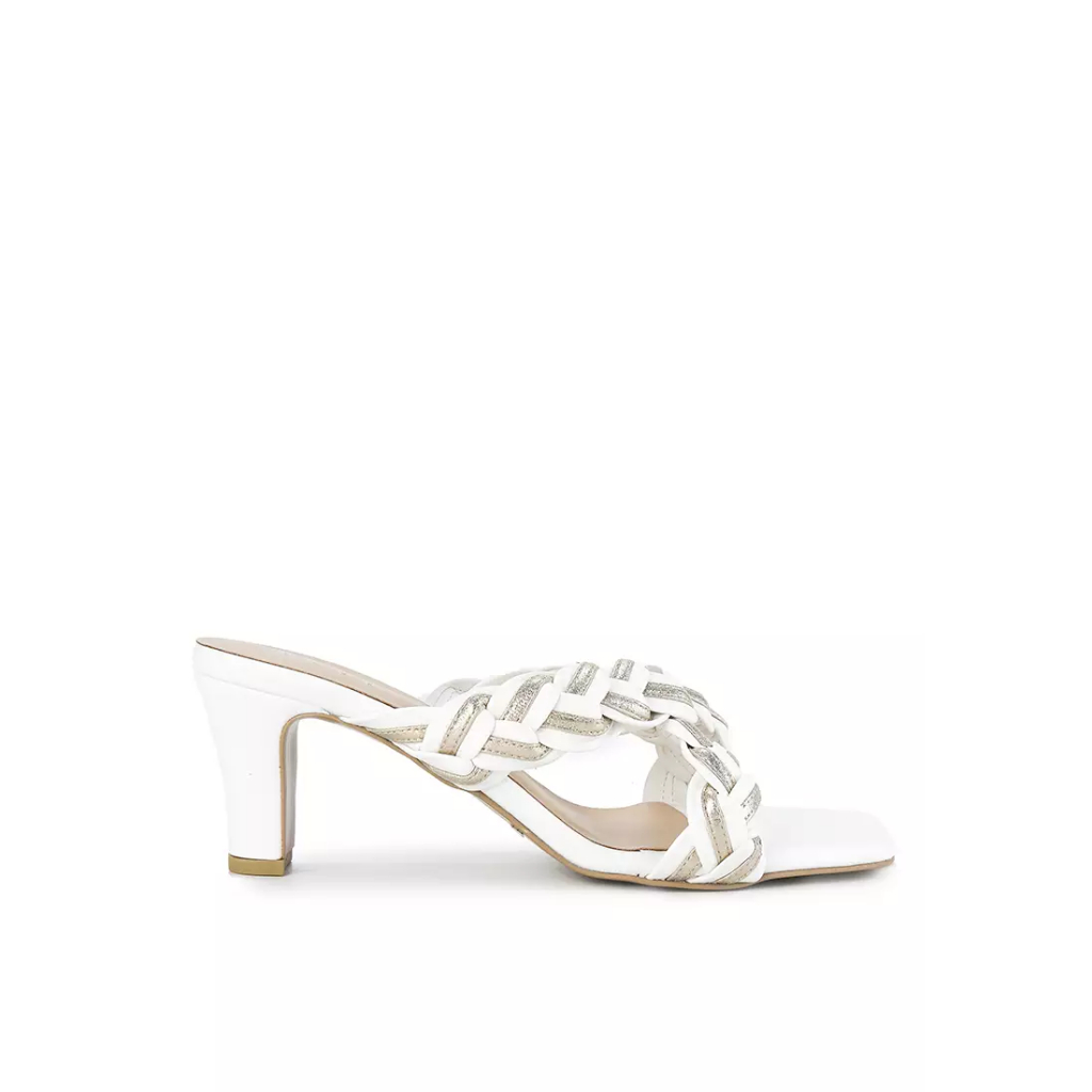 Elle - Ladies Shoes Heels Sandals 30270 White