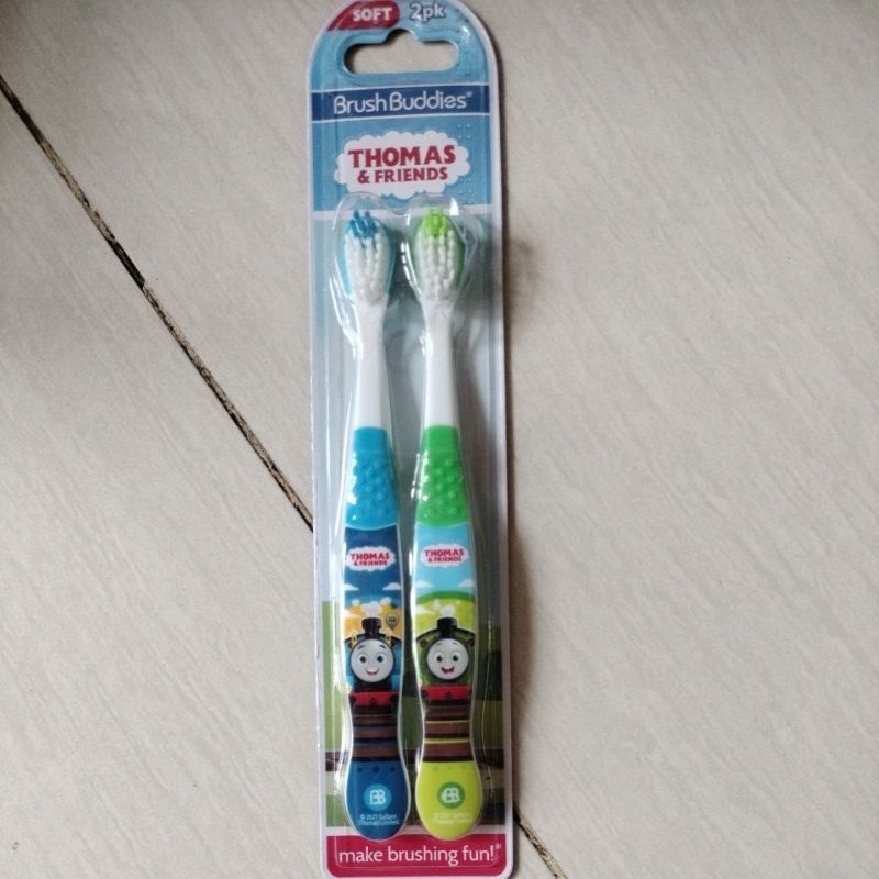Brush Buddies Kids Thomas and Friend - sikat gigi anak karakter 2 in 1