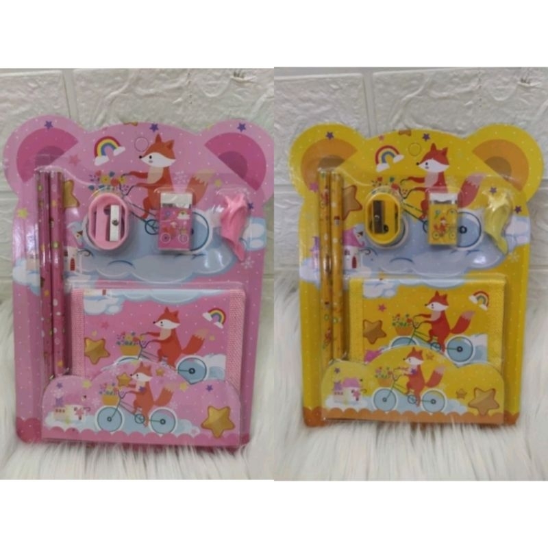 

set alat tulis 6in1//paket alat tulis karakter