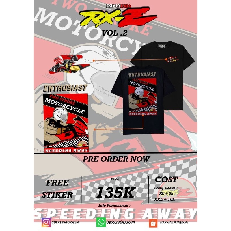 KAOS RXZ-INDONESIA / TSHIRT RXZ-INDONESIA VOL. 2