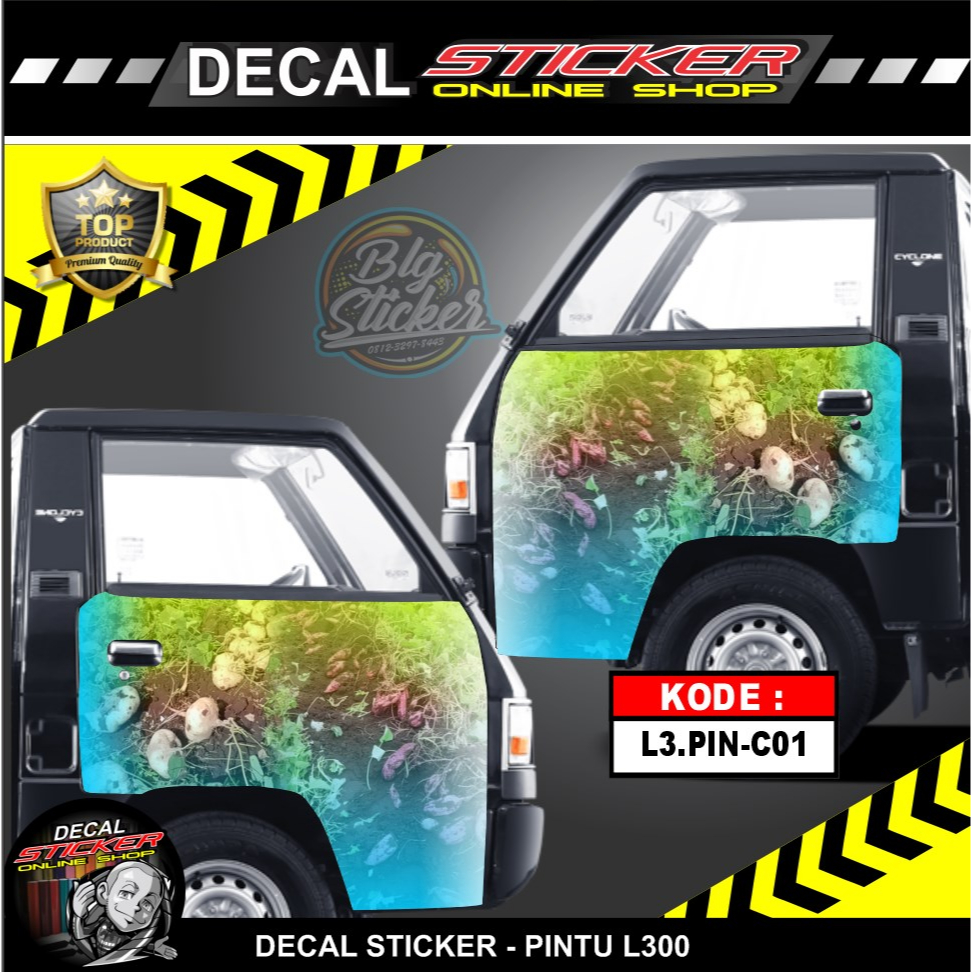 STICKER PINTU SAMPING L300 DECAL PRINT VARIASI CUSTOM