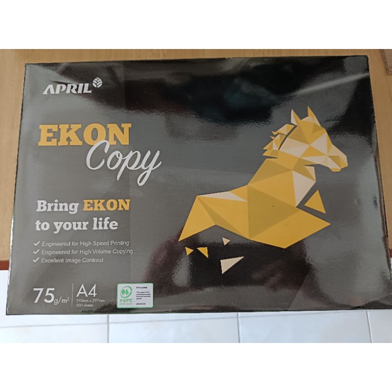 

Kertas HVS A4 Ekon by April 75gram/75GSM