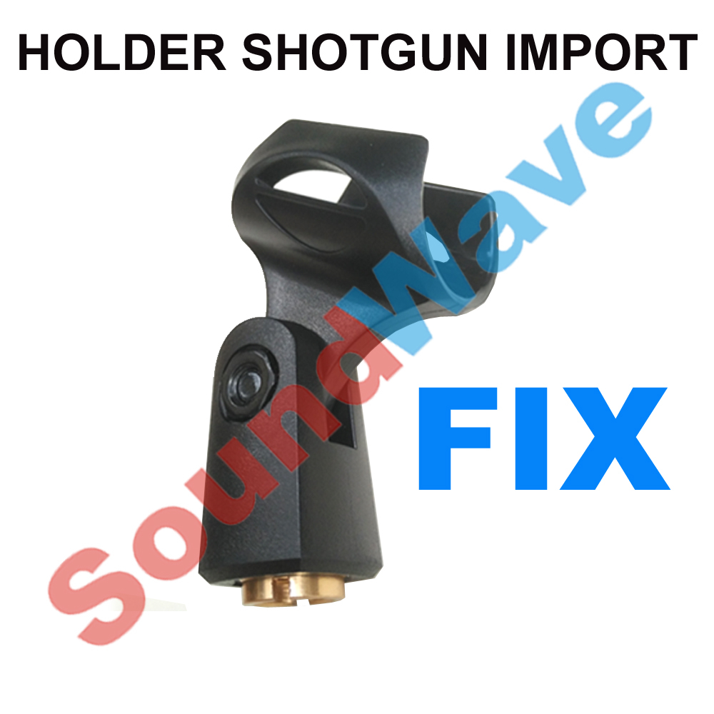 Holder Mic Condenser Krezt K 818 + Mur Adapter Converter | Jepitan Mikrofon Shotgun K818 | Perlengka