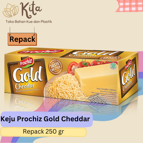 

Prochiz Gold Keju Cheddar Repack 250 gr