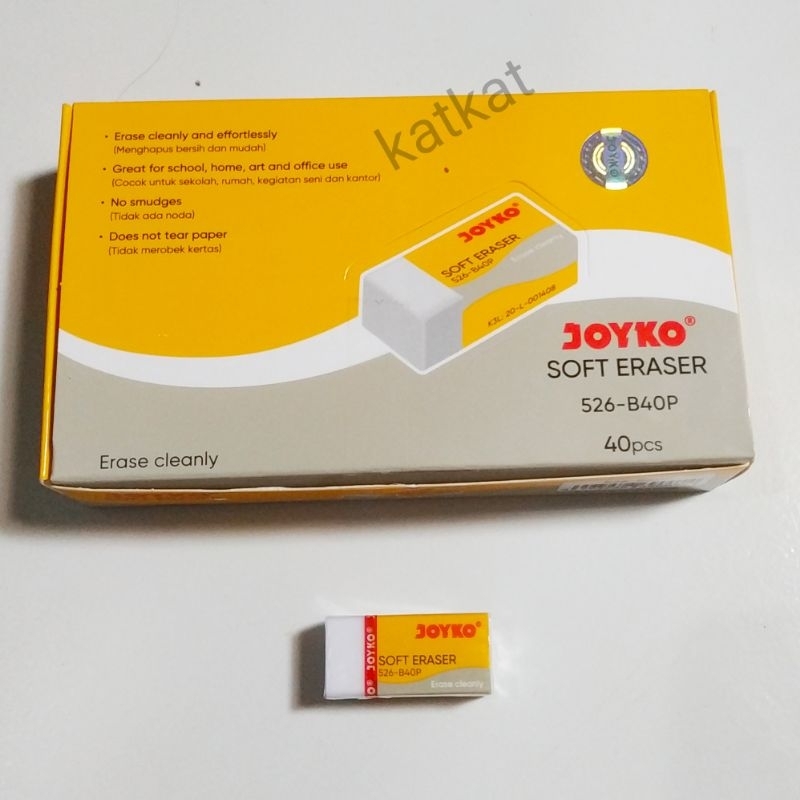 

Penghapus kecil Joyko Eraser Joyko 526-B40P