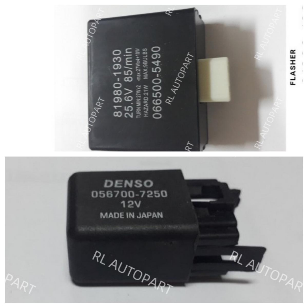(Koleksi Flasher)flasher sein kedip cepat mobil - DENSO,AMENITY,BALENO/FLASHER TRUCK HINO LOHAN