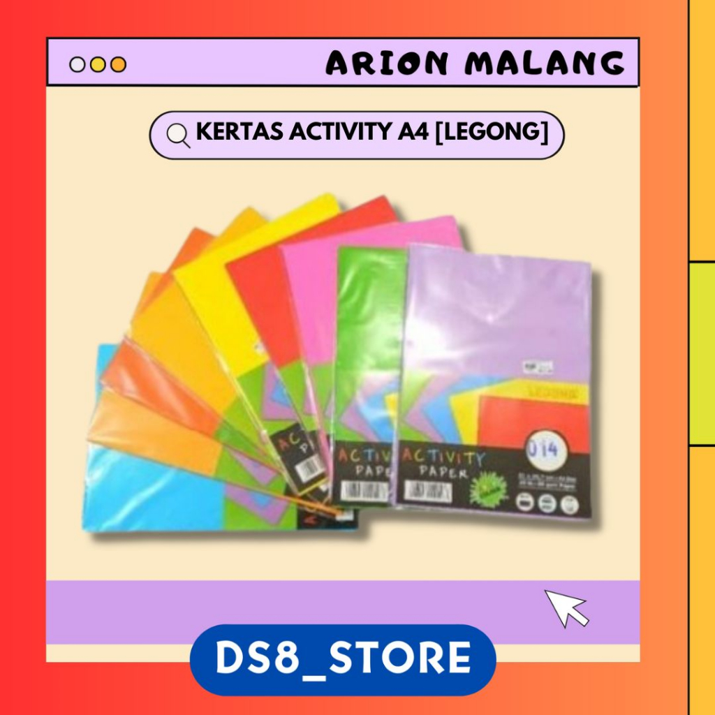 

Kertas Origami Besar / Kertas Lipat / Activity Paper Ukuran A4 LEGONG