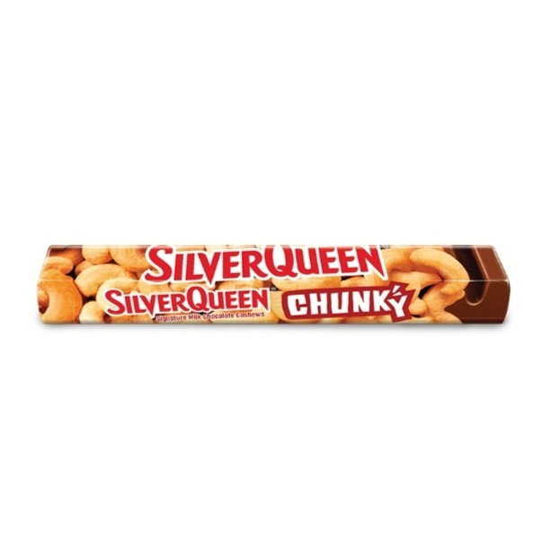 

SilverQueen Chunky Bar milk Chocolate Cashew 95 gr