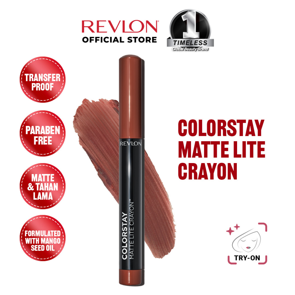 Revlon Colorstay Matte Lite Crayon (Full-Coverage Matte Lip Color Crayon)