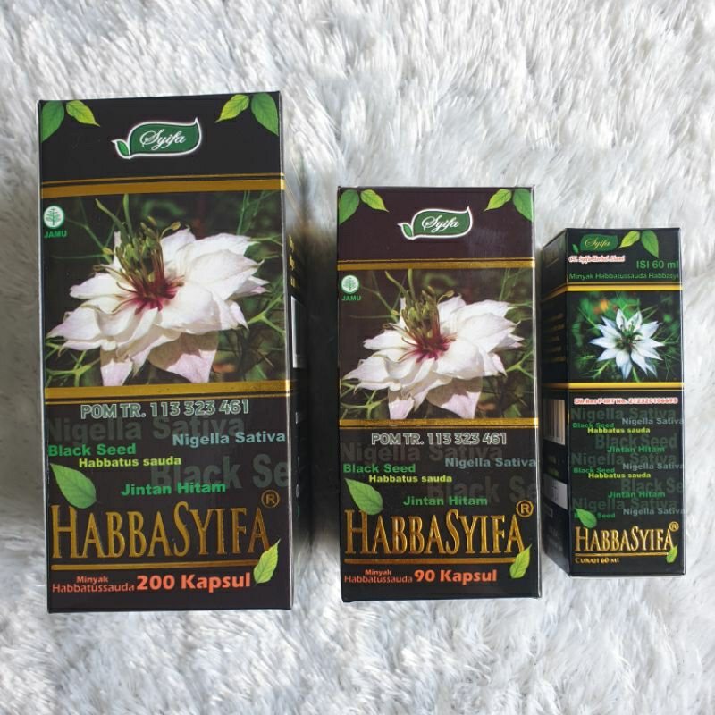 Habbatussauda Habbasyifa 200 kapsul | habbatussauda minyak kapsul curah | minyak jintan hitam