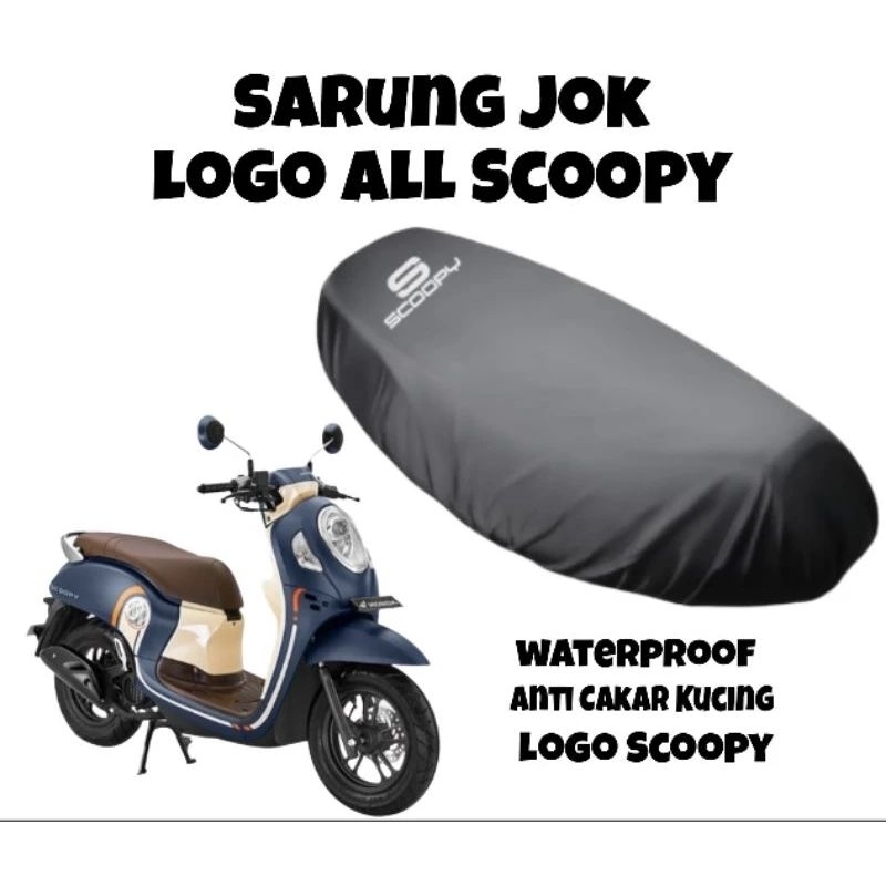 Sarung Jok Scoopy Cover Jok Motor Scoopy Waterproof