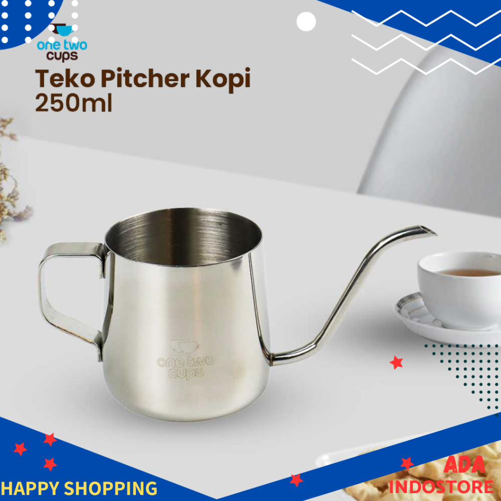 Cangkir Ketel Tetes Pitcher 250 ml - Teko Kopi Leher Angsa