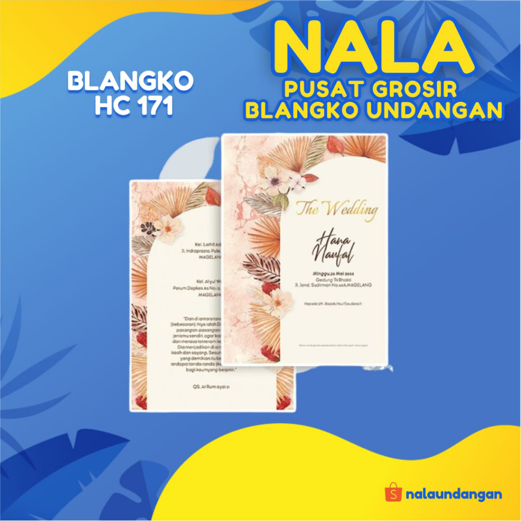 Pusat Grosir | Blangko Undangan HC 171 | NalaUndangan