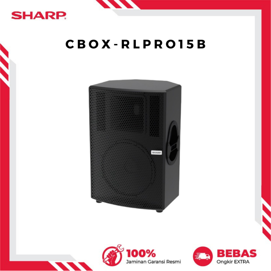 SHARP SPEAKER 15 INCH CBOX-RLPRO15B