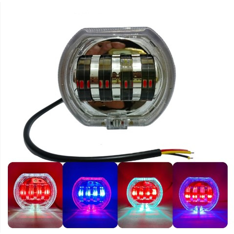 [NEW] LAMPU DEPAN SHROUD PROJIE LAMPU TEMBAK DAYMAKER PROJIE BILED 4 LENSA 8D UNIVERSAL SEMUA MOTOR