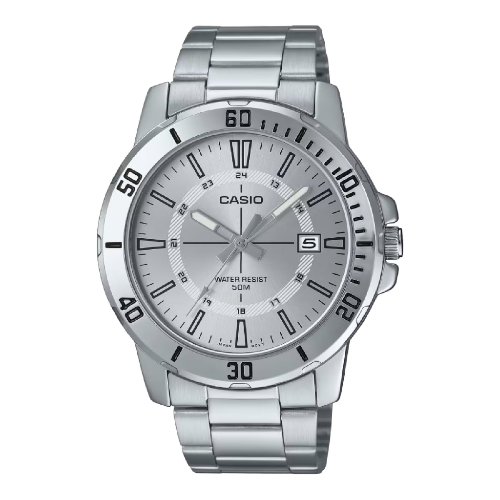 Casio Jam Tangan Analog Pria Original MTP-VD01D-7CVUDF