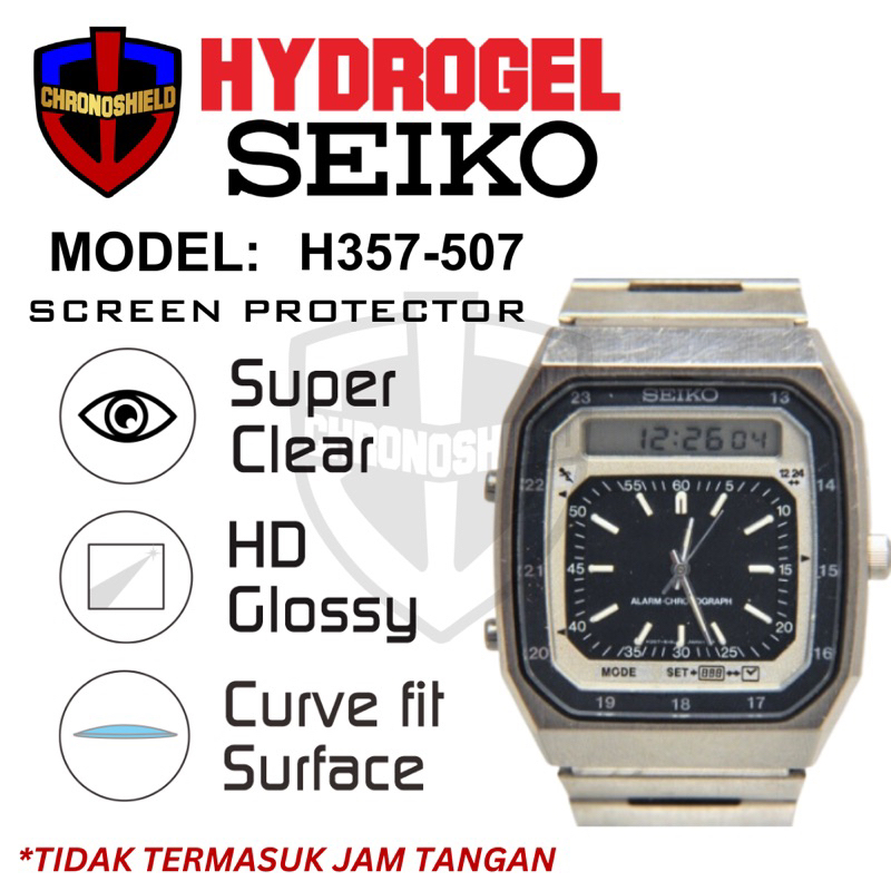 Antigores Jam Tangan SEIKO VINTAGE H357-507 H357 Hydrogel